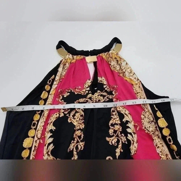 NWT| Cache Y2K Pink and Black Sleeveless Blouse - Picture 8 of 9